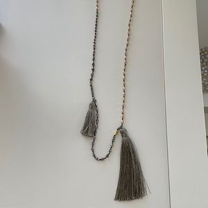 Boutique fringe necklace